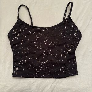 Onzie Flow Belle Cami Crop Top in Starry Night